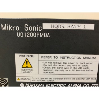 KOKUSAI UO1200PMQA Mikro Sonic Ultrasonic Generator